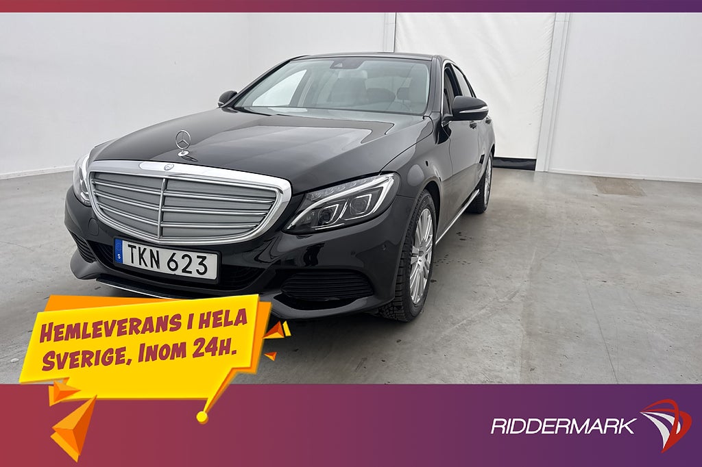 Mercedes-Benz C 300 Hybrid 231hk Luxury Navi Sensorer Skinn
