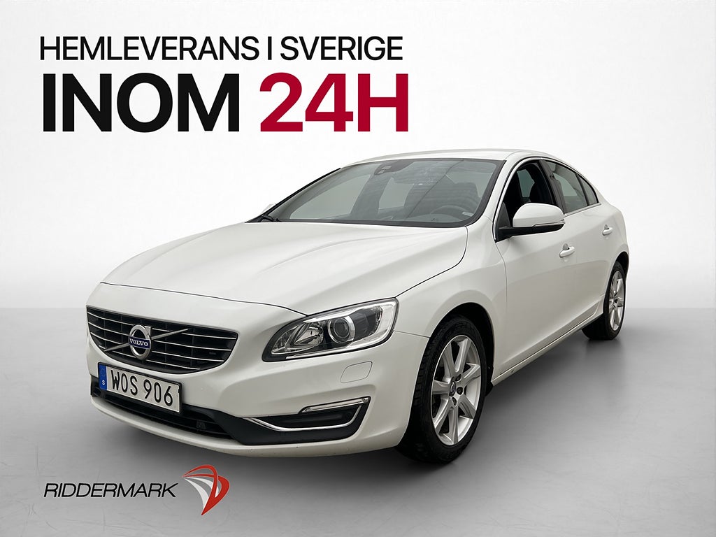 Volvo S60 D3 150hk Momentum VOC Värmare P-Sensorer Bluetooth
