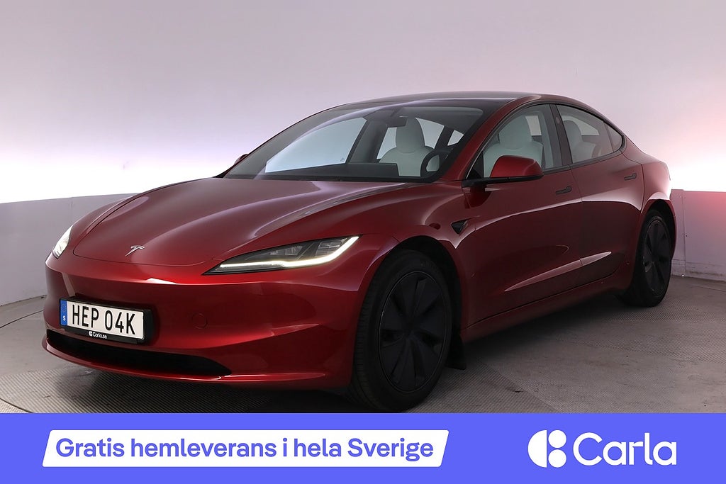 Tesla Model 3 Long Range AWD Highland Autopilot Pano Drag