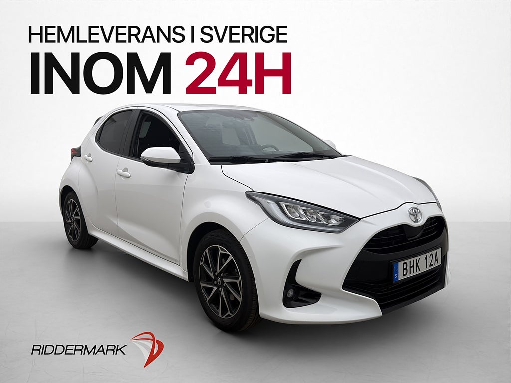 Toyota Yaris 1.5 125hk Active Plus Kamera Rattvärme 0,48l/mi