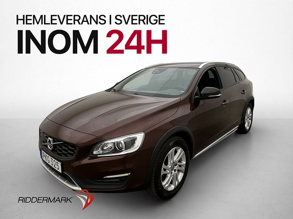 Volvo V60 Cross Country D4 AWD Classic Plus Skinn Drag Värm