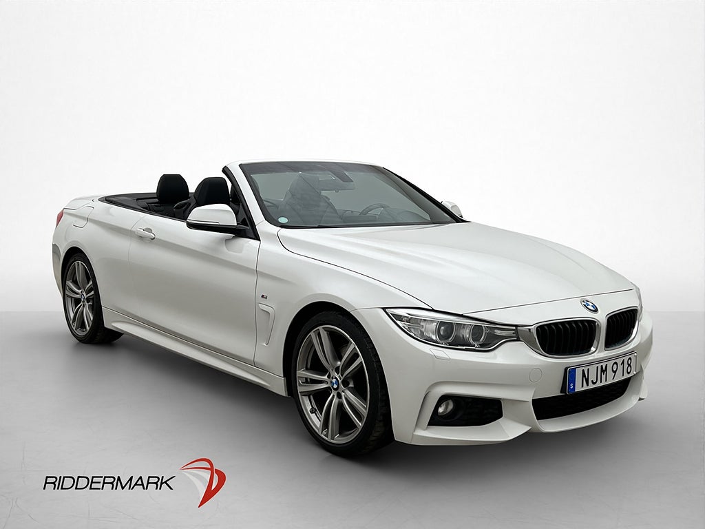 BMW 430 i Convertible M Sport Sportstolar Läder Keyless