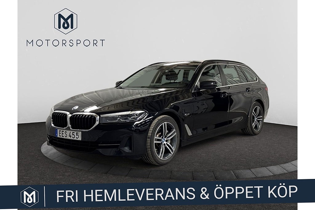 BMW 530e xDrive Touring Drag Skinn Carplay Navi Rattvärme