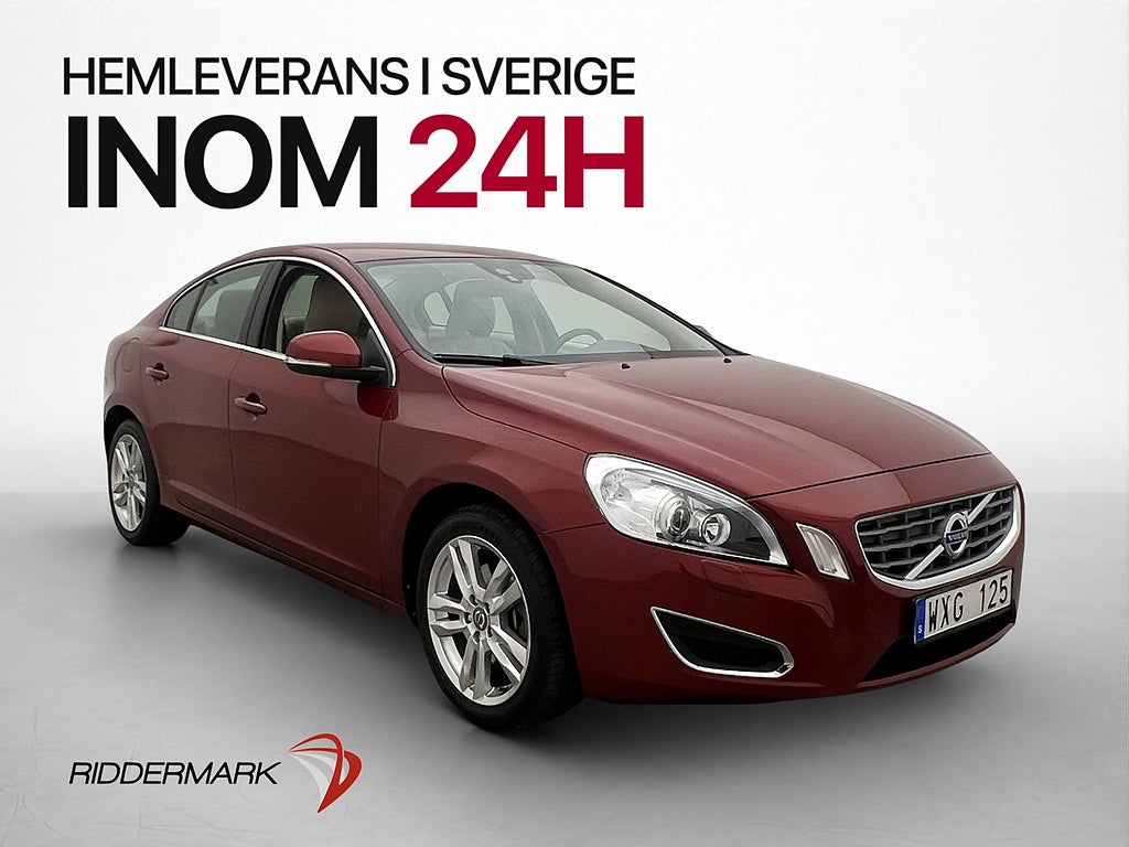 Volvo S60 DRIVe 115hk Summum Navi P-Sensor Skinn Elstol Drag