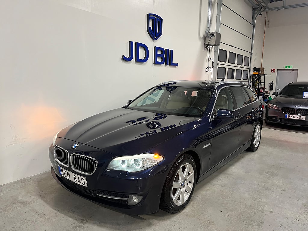 BMW 520d Touring Aut Sportpkt Värmare HiFi Drag Komfortstol 184hk  