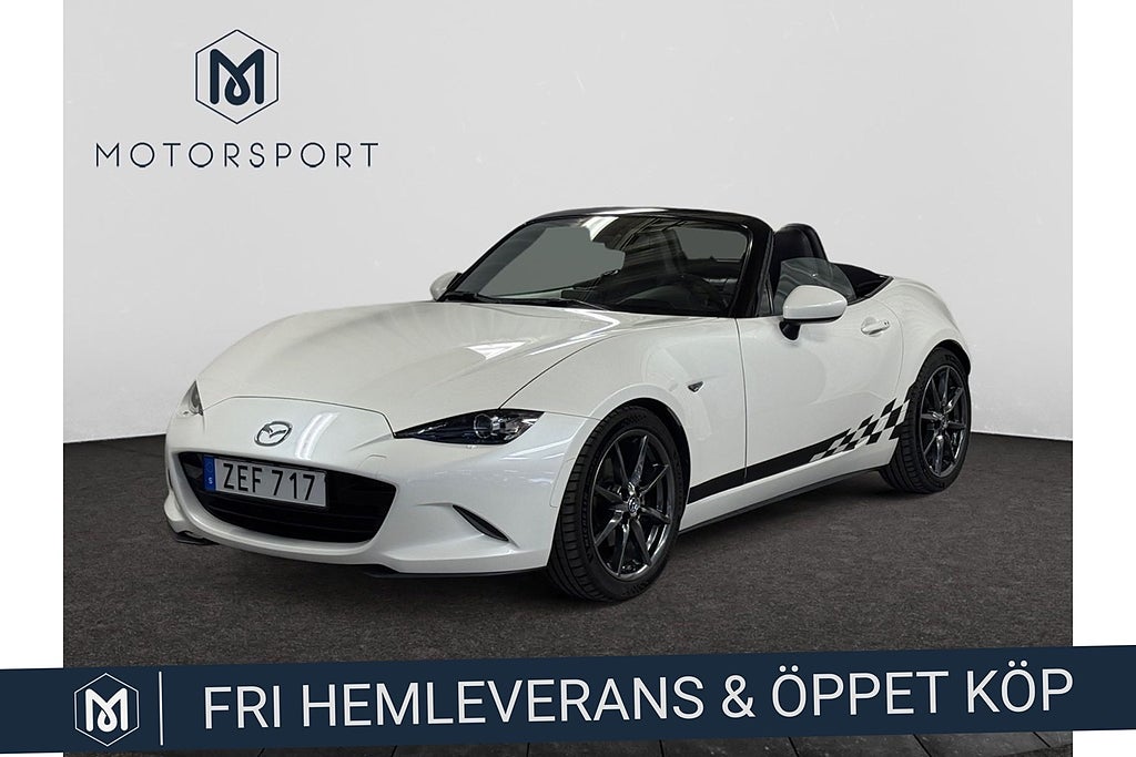 Mazda MX-5 2.0 SKYACTIV-G Cabriolet BOSE Farthållare P-sensorer
