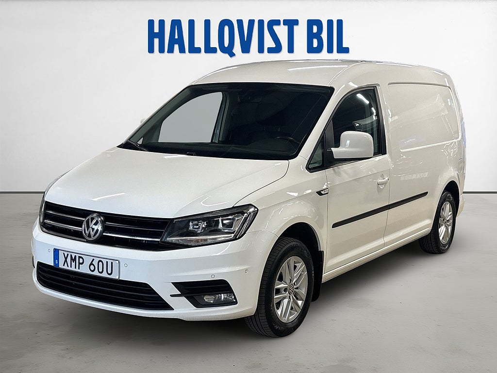 Volkswagen Caddy Maxi Skåp 2.0 TDI 102hk DSG Drag Värmare Inredning Euro 6