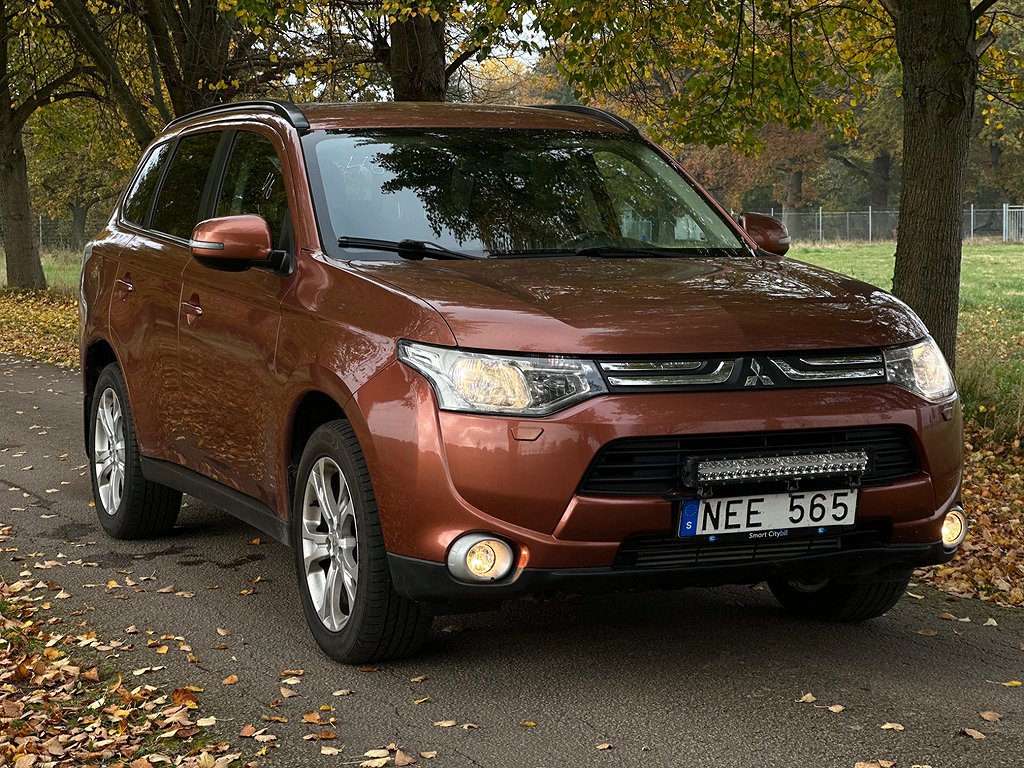 Mitsubishi Outlander 2.2 Di-D 4WD Svensksåld, Kamera, Drag 