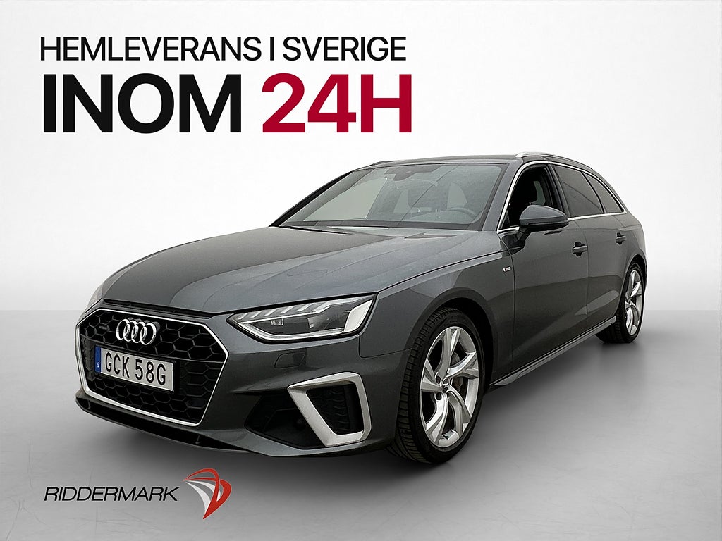 Audi A4 40 TDI Q S Line Värmare Cockpit Navi Drag