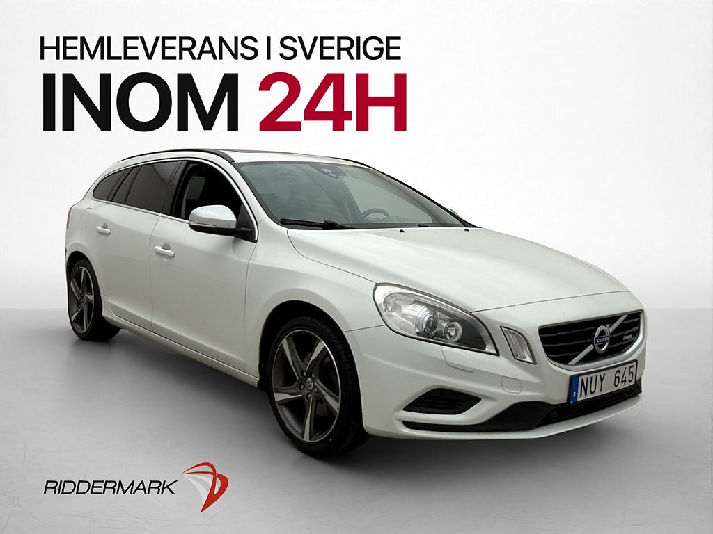 Volvo V60 D3 R-Design Pano Skinn D-Värmare Drag