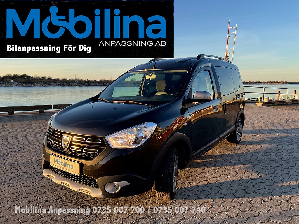 Dacia Dokker Handikappanpassad Rullstolsbil 