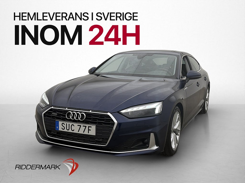 Audi A5 45 TFSI Q. Proline Värmare Kamera Drag 265hk MOMS