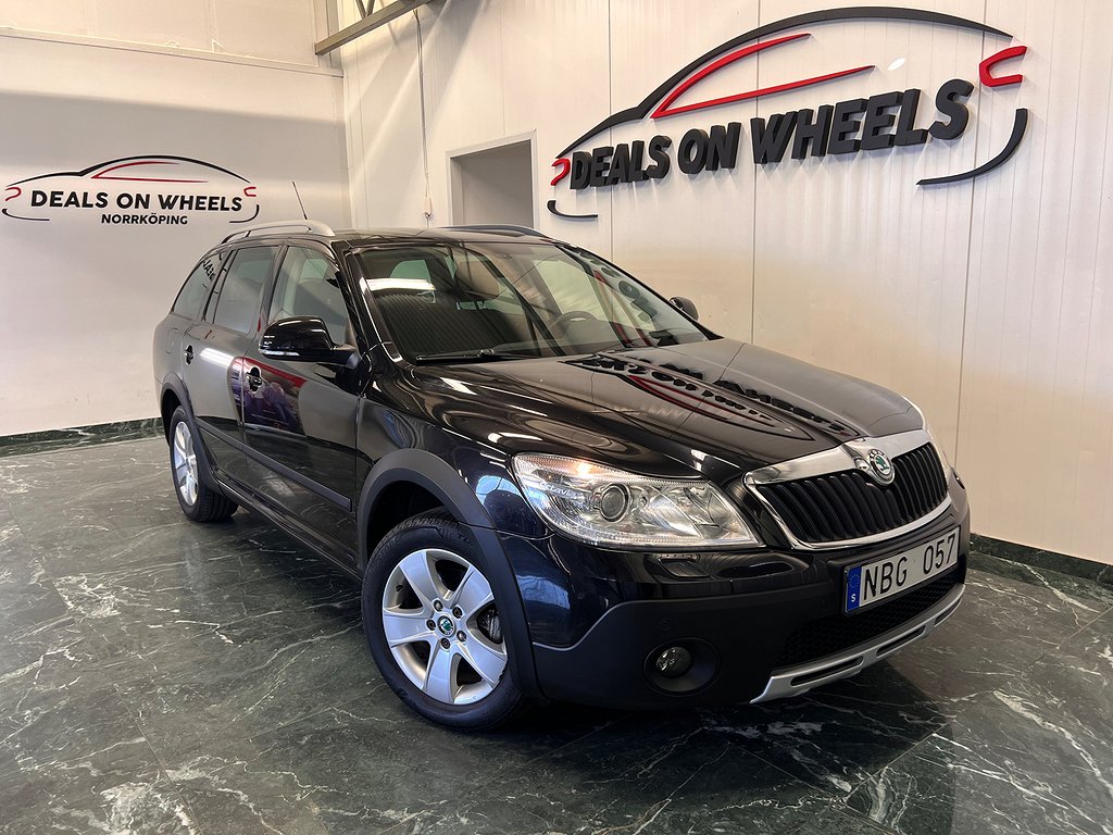 Skoda Octavia Scout 2.0 TDI 4x4 Drag Värmare 140hk