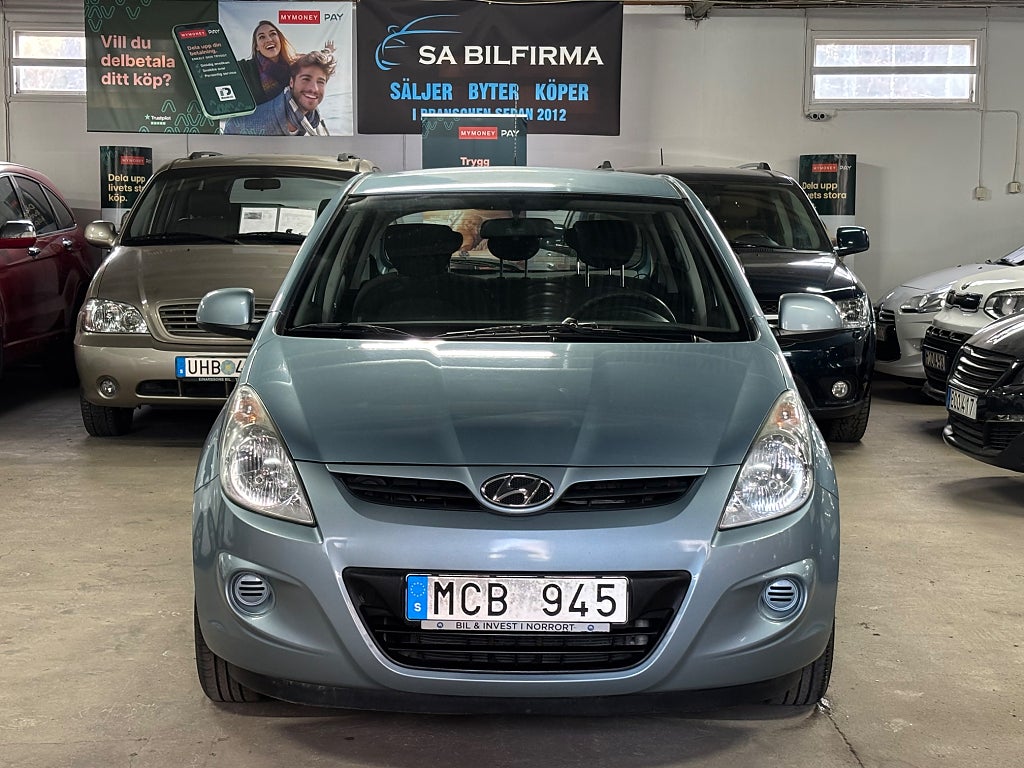 Hyundai i20 5-dörrar 1.2 Select Euro 5 Endast 10000 mil