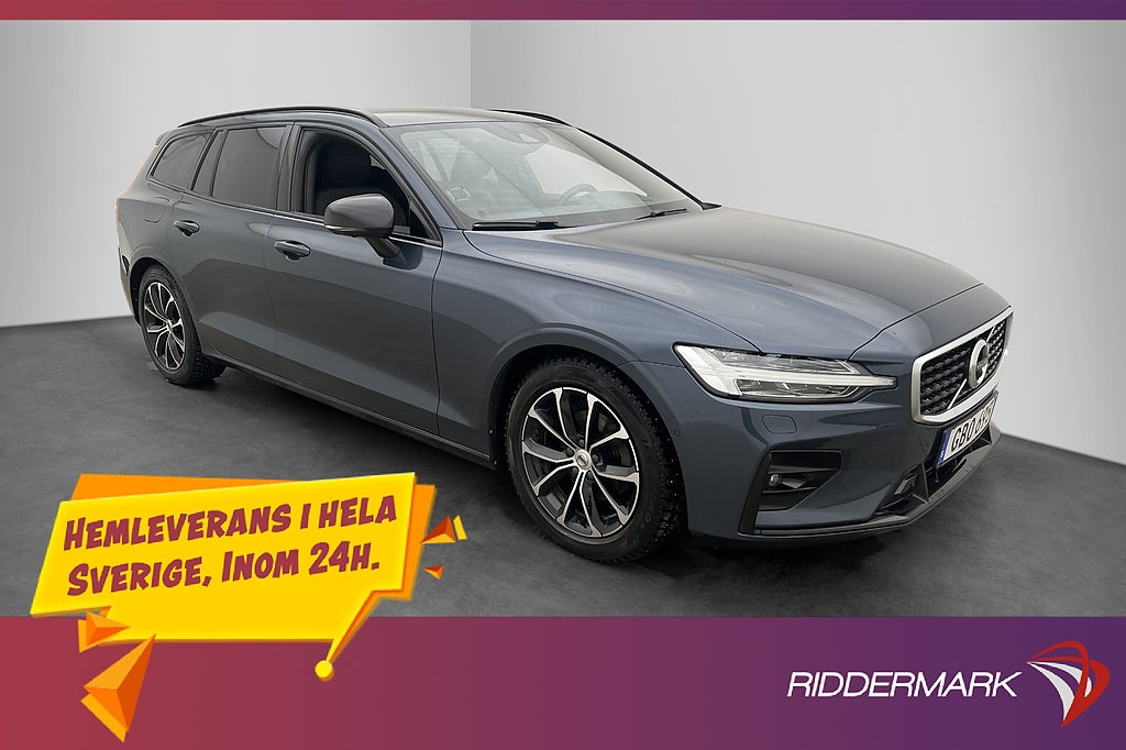 Volvo V60 D4 AWD R-Design B&W 360° Värmare HuD 4-Zon Skinn