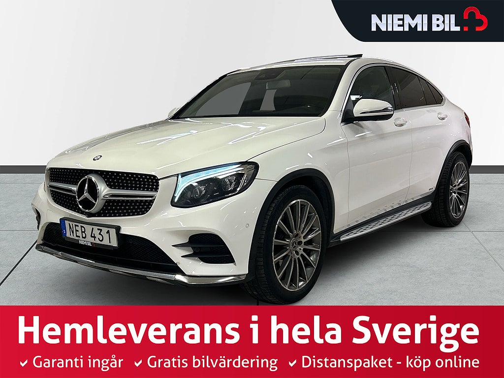 Mercedes-Benz GLC 4M Aut AMG Drag D-värmare 360° kamera Navi S&V-däck