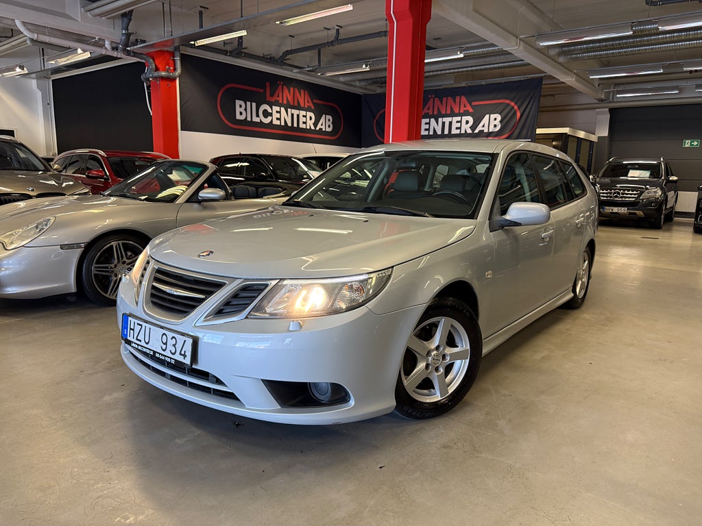 Saab 9-3 SportCombi 1.8t Dragkrok Motorvärmare 2Ägare Halvskinn