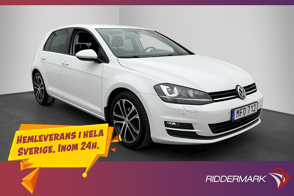 Volkswagen Golf 1.2 TSI Kamera Adapt-fart Sensorer Låg skatt