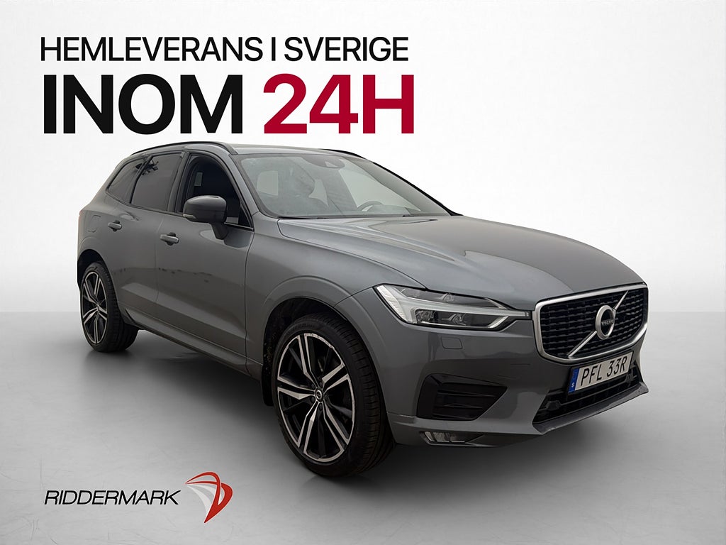 Volvo XC60 B4 197hk AWD R-Design Kamera Värmare Drag VOC