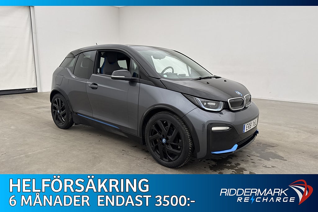 BMW i3s 120 Ah 183hk Comfort Advanced Värmpump Kamera Navi