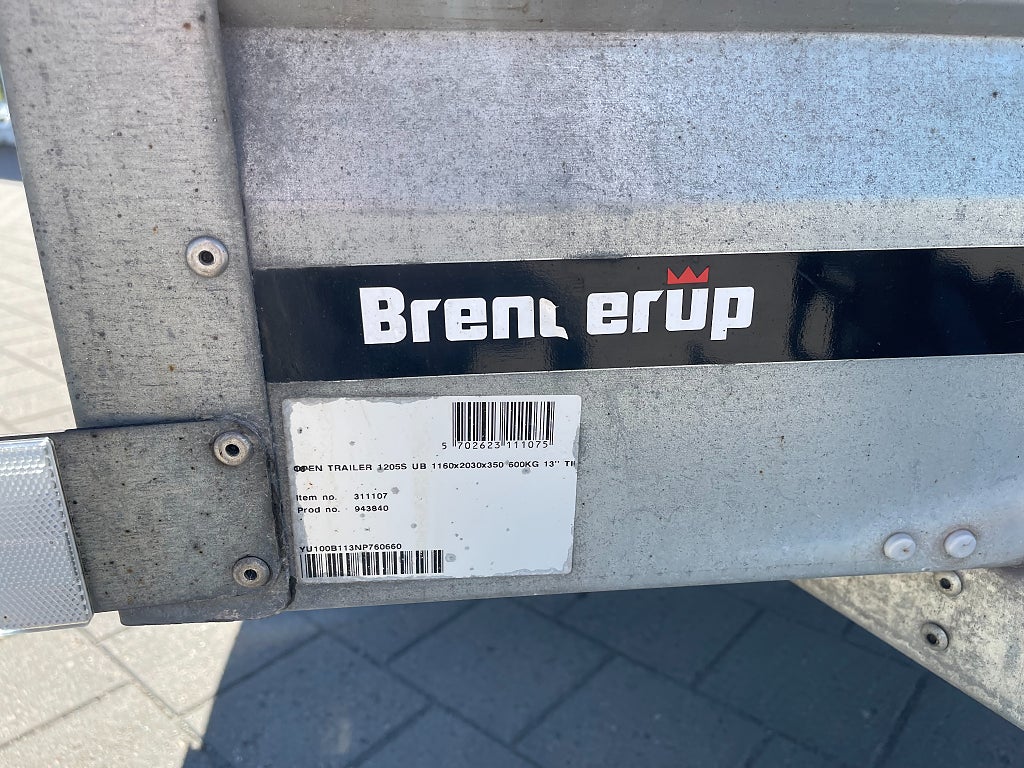 Brenderup 1205S Tippbart, kåpa