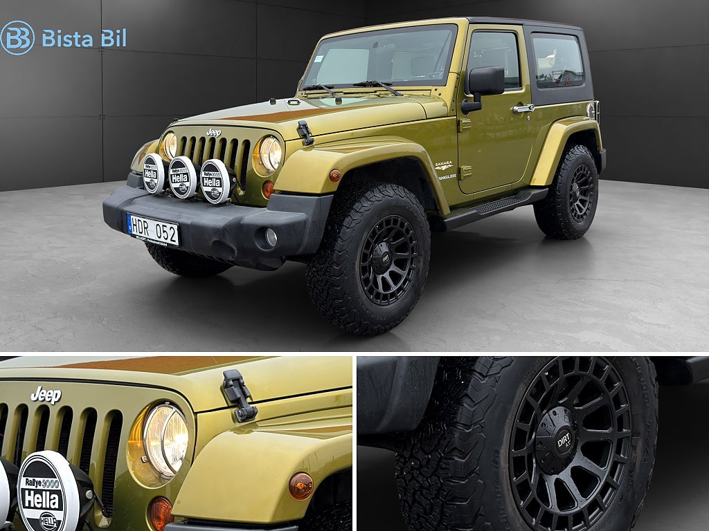 Jeep Wrangler SAHARA 3.8 V6 4WD / EN ÄGARE / HARDTOP & SOFT TOP 199Hk