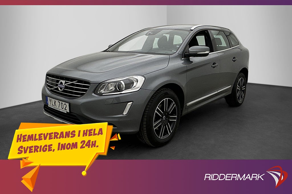 Volvo XC60 D4 AWD Classic Summum VOC Värmare Skinn Adaptiv-F