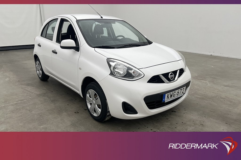 Nissan Micra 5-Dörrar 1.2 80hk M-Värmare Låg-skatt 0,50l/Mil