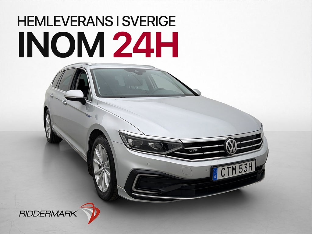 Volkswagen Passat GTE 218hk P-Värmare Kamera Navi Dragkrok