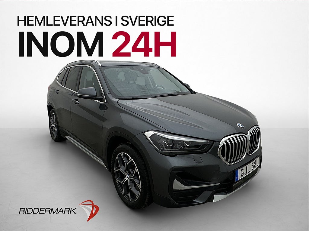 BMW X1 xDrive25e 220hk HuD B-Kamera Navi Drag Halvskinn