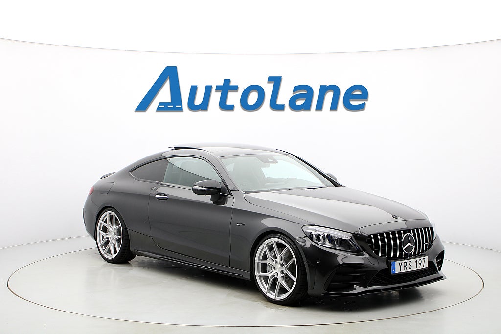 Mercedes-Benz C 43 AMG Coupé 4M, Pano, Burmester, Skalstolar