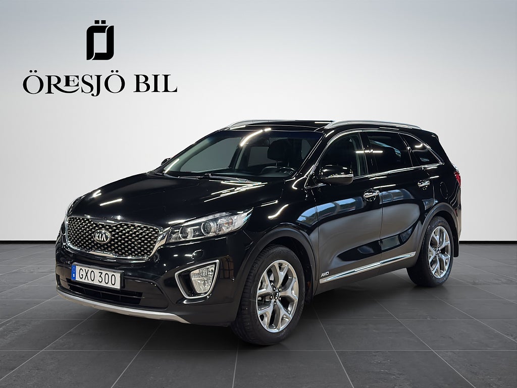 Kia Sorento 2.2 CRDi AWD 7-Sits Business Panorama GPS Kamera 200hk