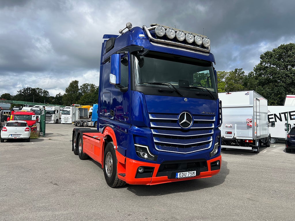 Mercedes-Benz Actros 3353 LS 6x4 Dragbil, Hydraulik, Euro 6