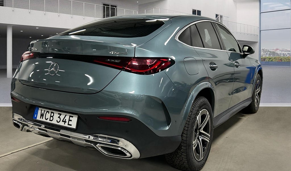 Mercedes-Benz GLC 300 de Coupé 4MATIC AMG Glastak 20tum Läder - bild 11