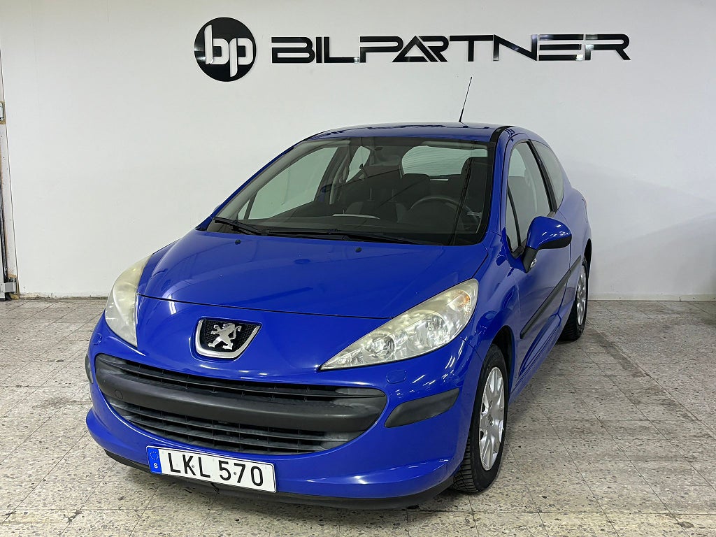 Peugeot 207 3-dörrar 1.4 | NYSERVAD | 16000 mil