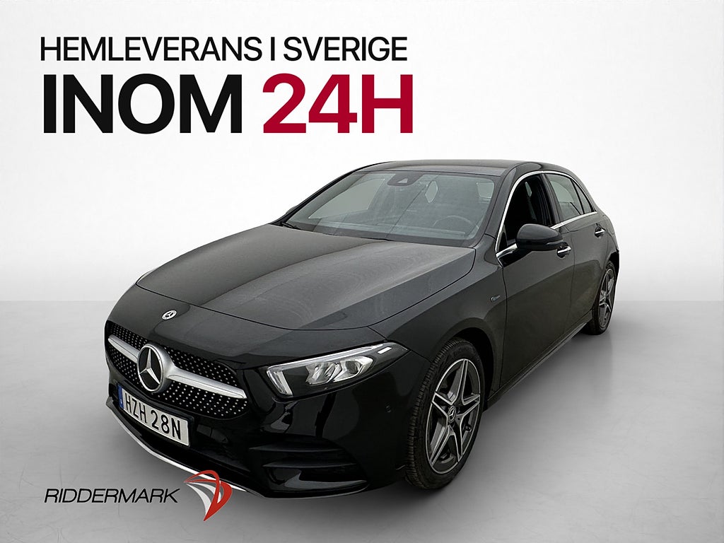 Mercedes-Benz A 250 e 218hk AMG Wide P-Värmare Kamera Moms
