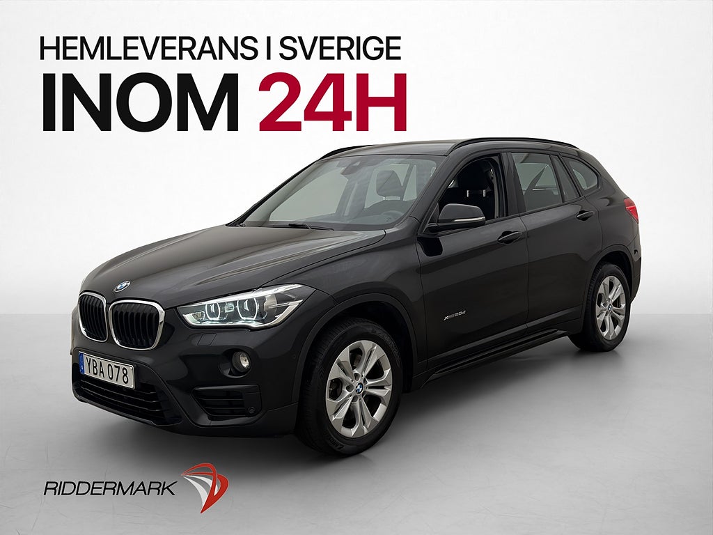 BMW X1 xDrive20d 190hk Sport Line Navi Kamera HuD Hifi Drag