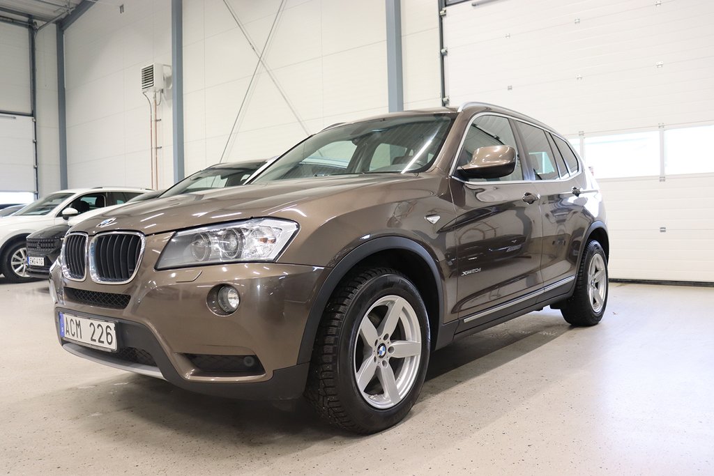 BMW X3 xDrive20d P-Sensorer Skinn M-Ratt 2-Ägare 184hk