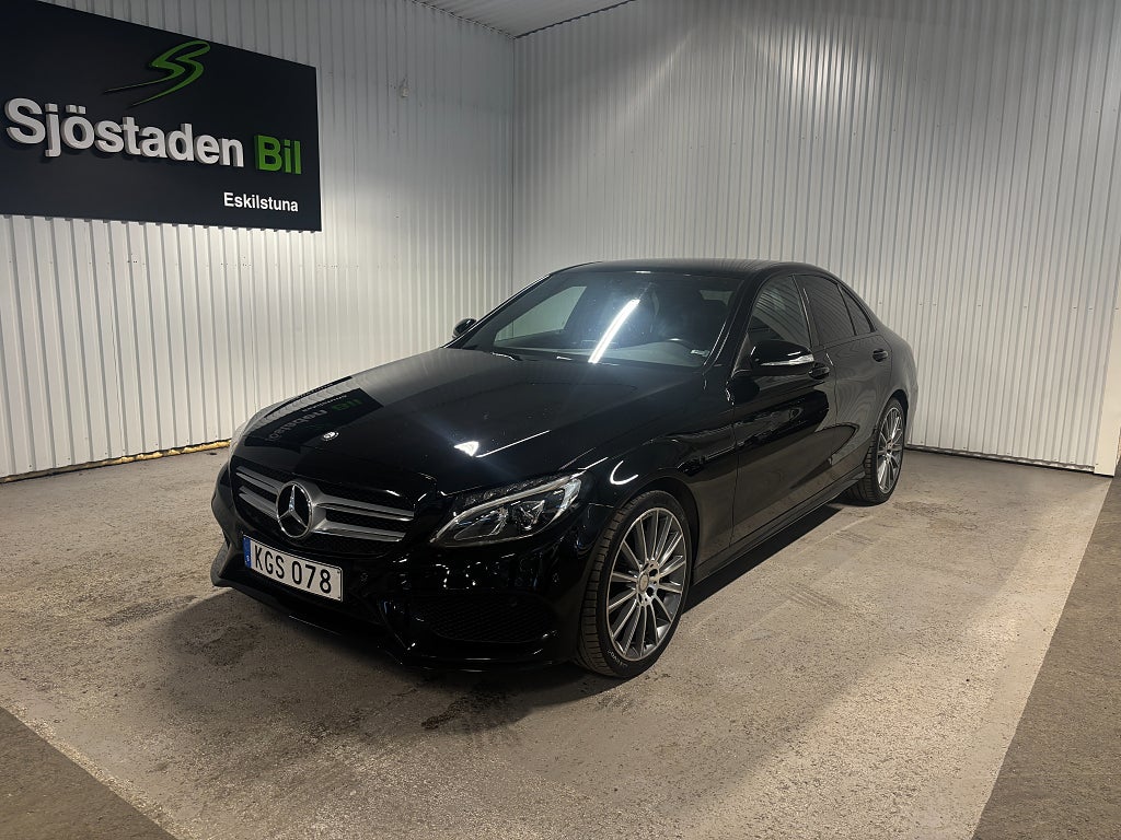 Mercedes-Benz C200 7G-Tronic Plus AMG Line 184 hk Dieselvärmare Fjärr