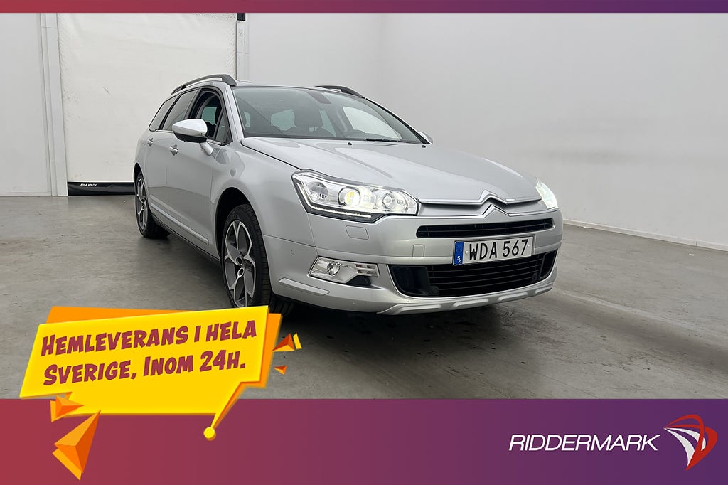 Citroën C5 Tourer 2.2 HDi 204hk Dragkrok Navi P-Sensorer