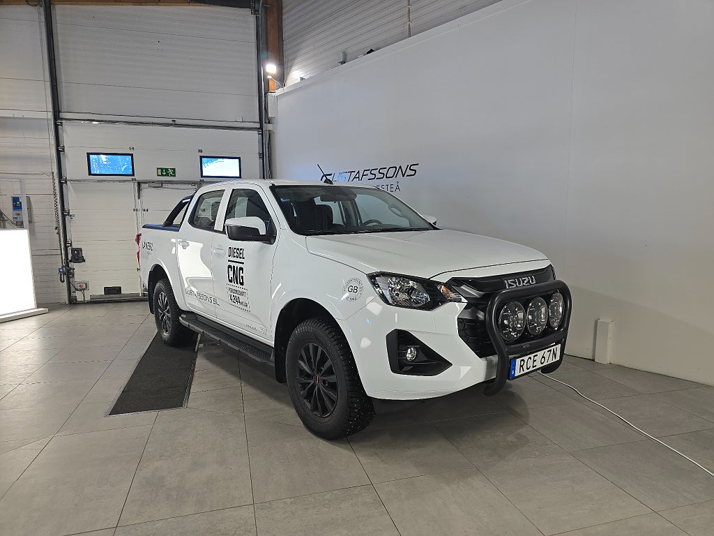 Isuzu D-Max XRM Crew Cab 1.9 CNG 4WD V-Hjul D-Värm Drag