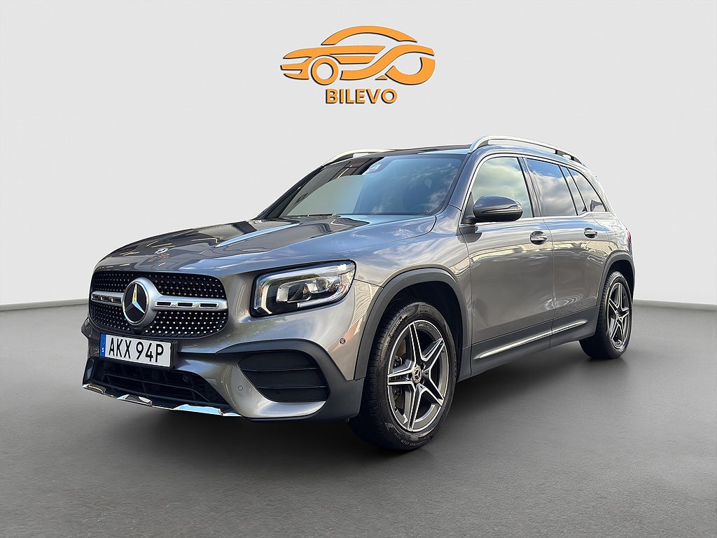 Mercedes-Benz GLB200 200 4MATIC 8G AMG 7-Sits Widescreen Värmare V-Hjul Drag