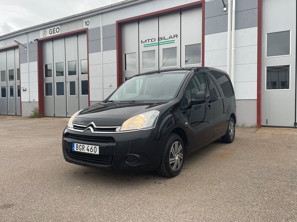 Citroën Berlingo 1.6 HDi 90hk 3-sits 2-brukare Nybesiktad 