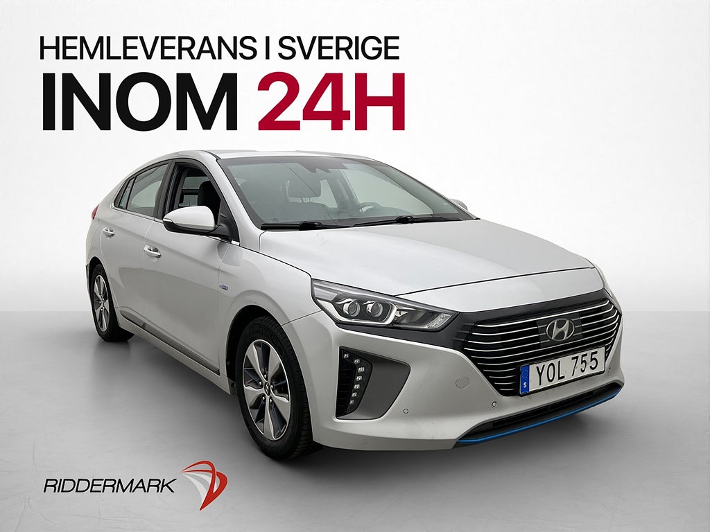 Hyundai IONIQ Hybrid 1.6 164hk Premium Skinn Kamera Drag