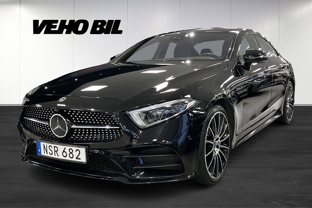 Mercedes-Benz CLS 450 4MATIC, AMG Line, Drag, Burmester, Värmare