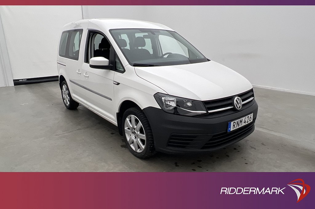 Volkswagen Caddy Life 2.0TDI Värmare PDC Farthållare Moms