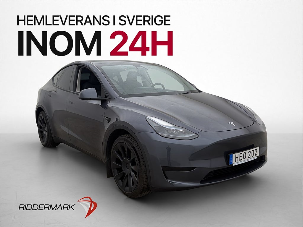 Tesla Model Y Standard Range Pano Värmepump Kamera Nav Drag