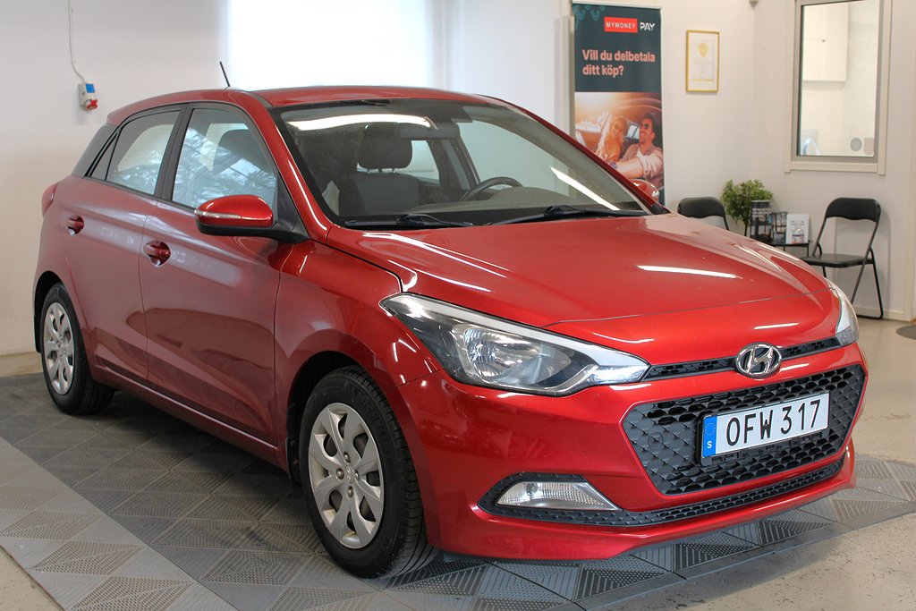 Hyundai i20 1.2 Comfort/Rattvärme/Blåtand/ 3.95% ränta /84hk