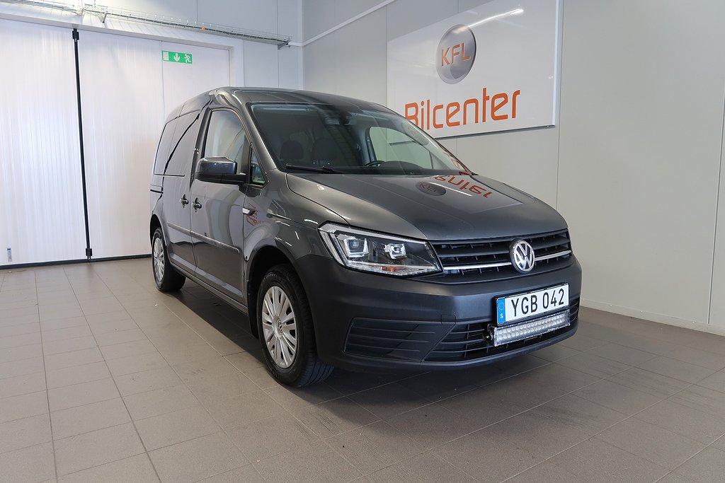 Volkswagen Caddy 2.0 TDI Aut-Drag-Värmare-Kamera-SoV *NYSERV