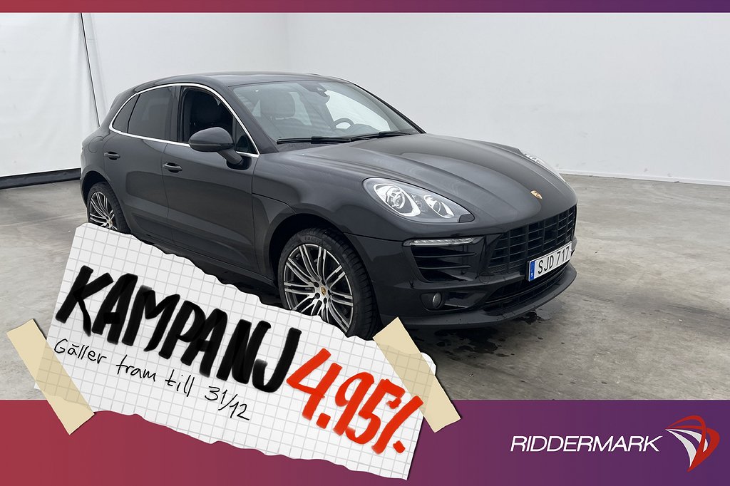 Porsche Macan 258hk Pano Sport Chrono PDLS 14-V 4,95% Ränta